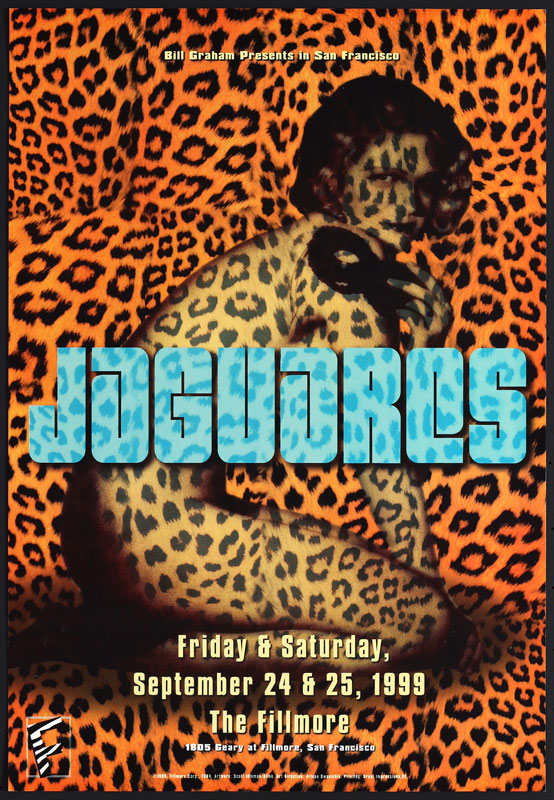 Jaguares 1999 Fillmore F384 Poster