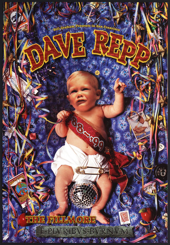Retirement Poster for Dave Repp ? Fillmore F393 Poster