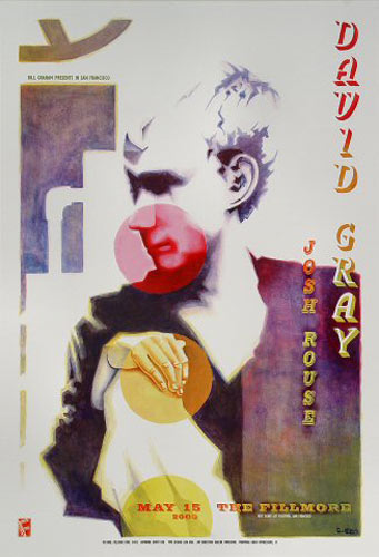 David Gray 2000 Fillmore F402 Poster