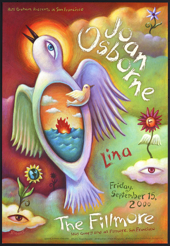 Joan Osborne 2000 Fillmore F417 Poster