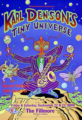 Karl Denson's Tiny Universe 2000 Fillmore F419 Poster