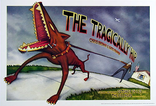 The Tragically Hip 2000 Fillmore F426 Poster