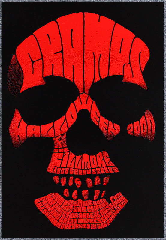 The Cramps 2000 Fillmore F428 Poster