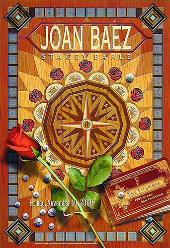 Joan Baez 2000 Fillmore F430 Poster