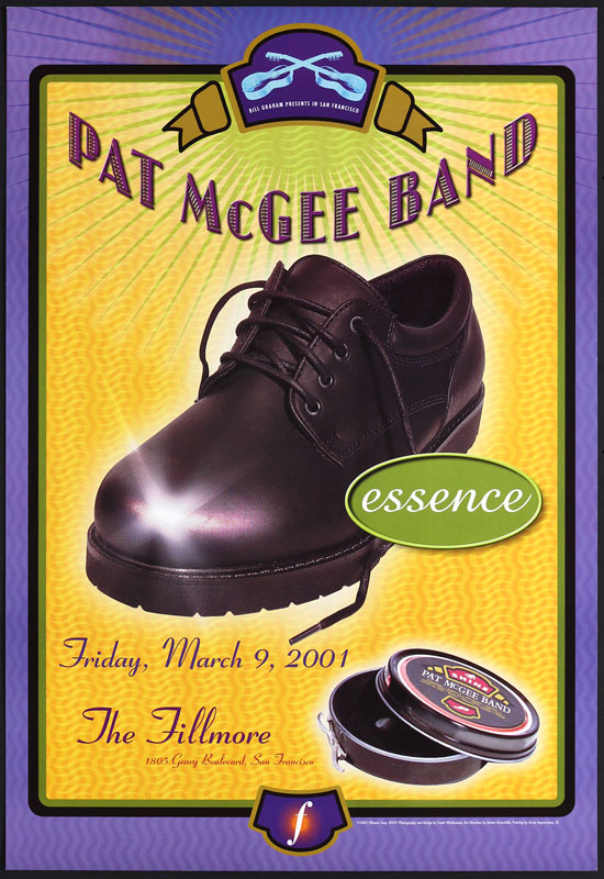 Pat McGee Band 2001 Fillmore F441 Poster