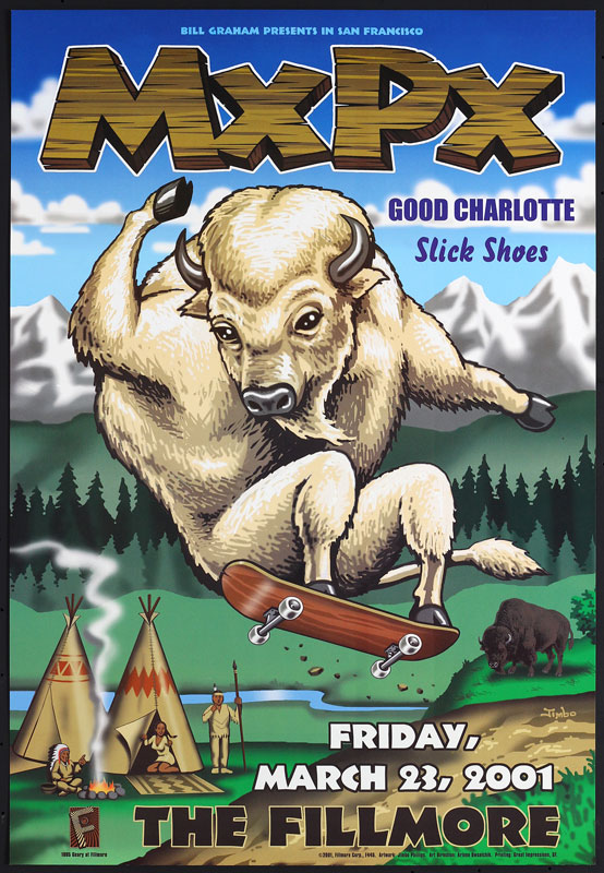 MXPX 2001 Fillmore F445 Poster