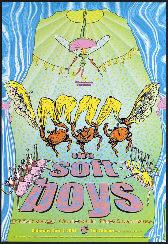 The Soft Boys 2001 Fillmore F452 Poster