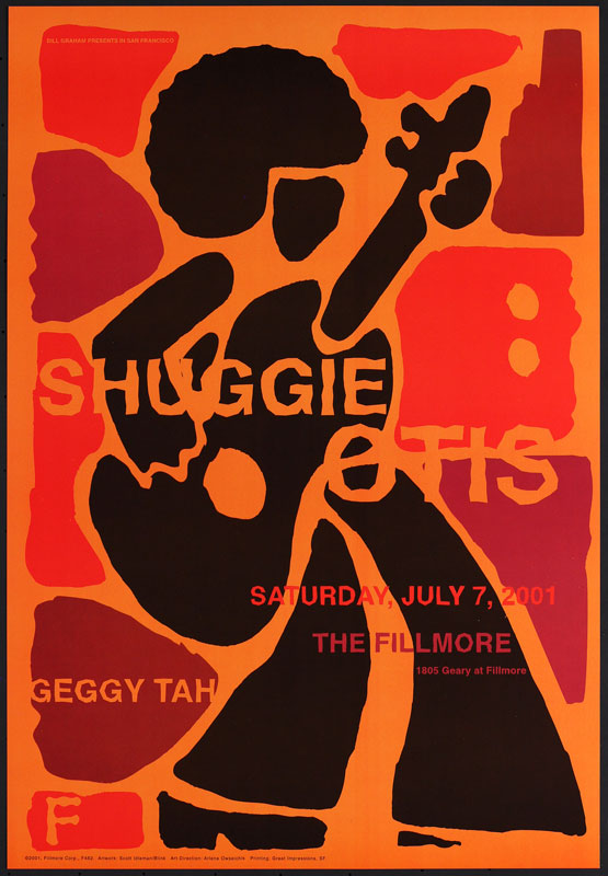 Shuggie Otis 2001 Fillmore F462 Poster