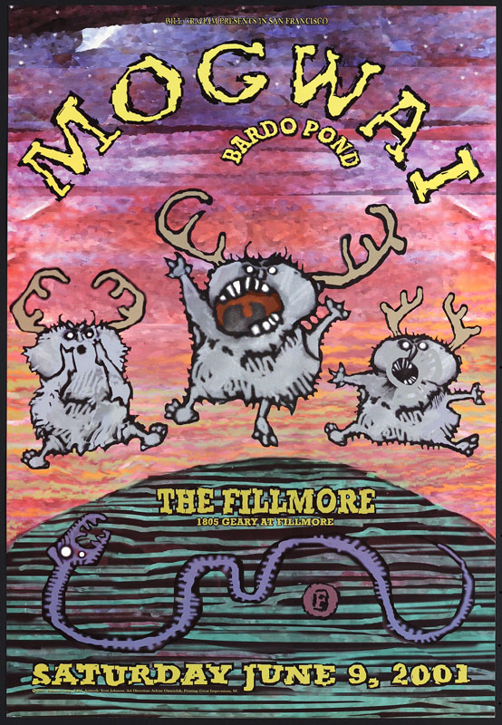 Mogwai 2001 Fillmore F465 Poster