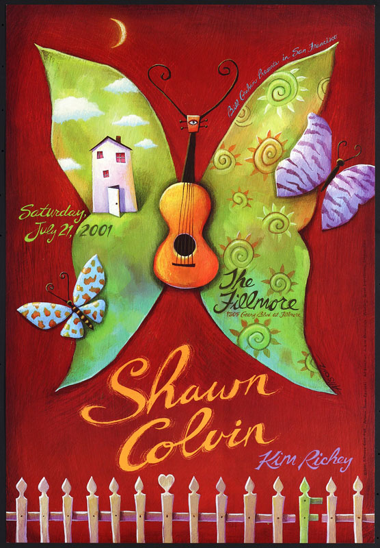 Shawn Colvin 2001 Fillmore F469 Poster