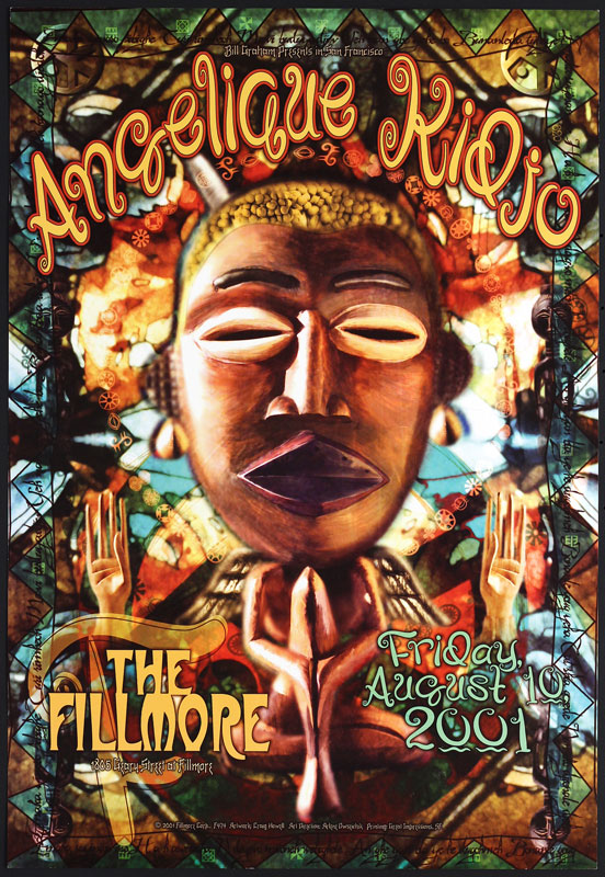 Angelique Kidjo 2001 Fillmore F474 Poster