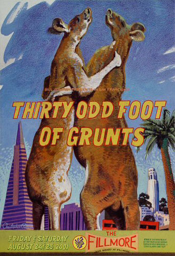 Thirty Odd Foot of Grunts  2001 Fillmore F477 Poster