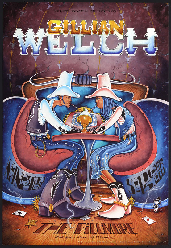 Gillian Welch  2001 Fillmore F478 Poster