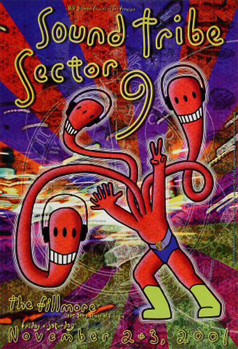 Sound Tribe Sector 9 2001 Fillmore F486 Poster