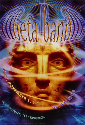 Beta Band  2001 Fillmore F487 Poster