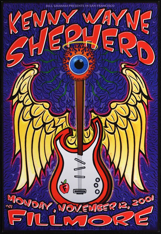 Kenny Wayne Shepherd 2001 Fillmore F492 Poster