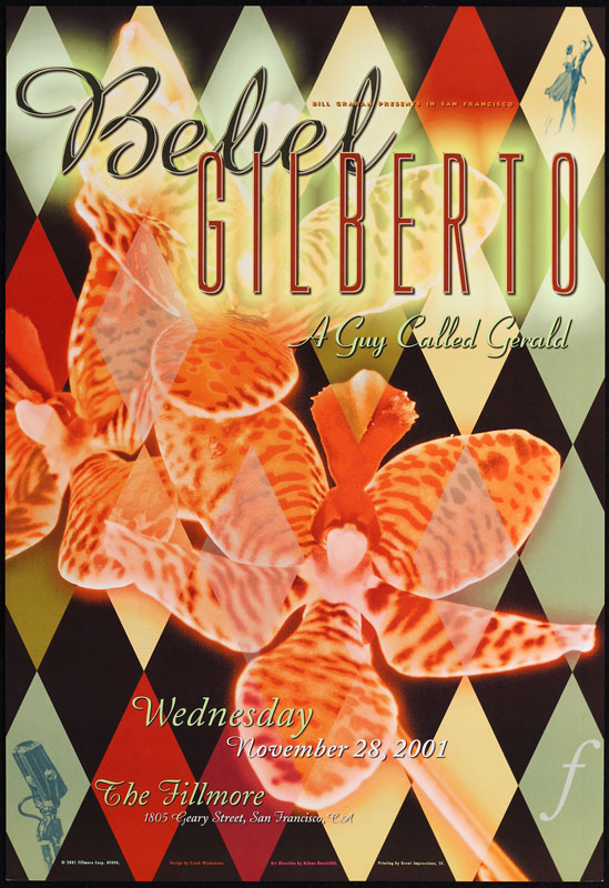 Bebel Gilberto 2001 Fillmore F494 Poster