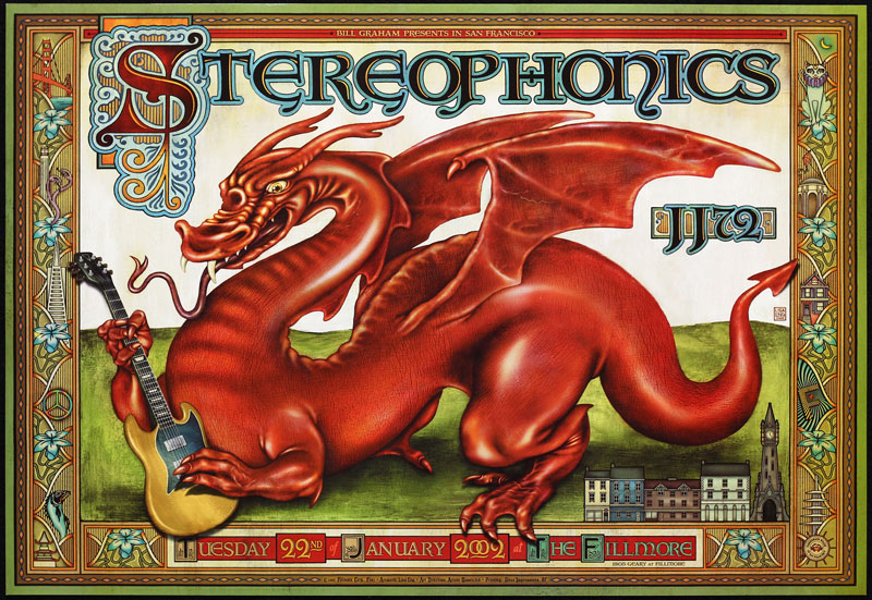 Sterophonics 2002 Fillmore F507 Poster