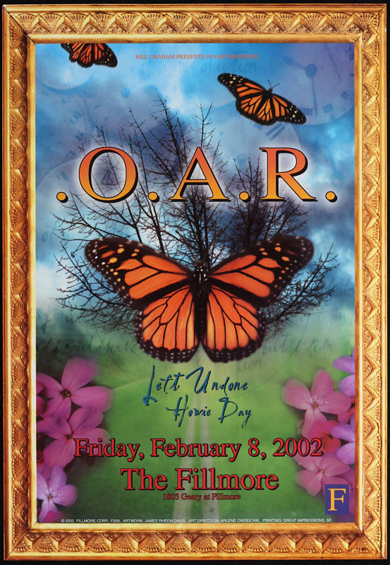 O.A.R. 2002 Fillmore F509 Poster