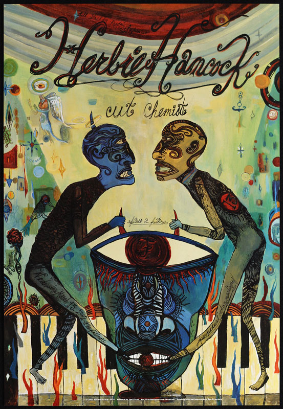 Herbie Hancock 2002 Fillmore F515 Poster