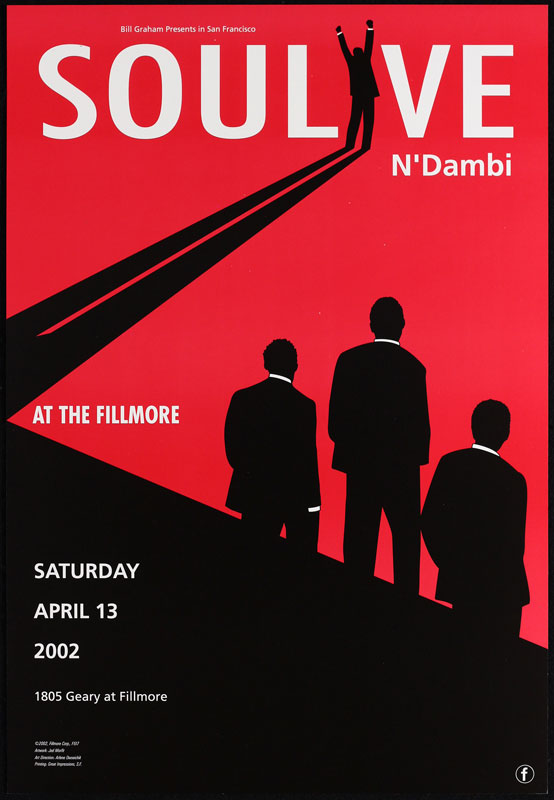 Soulive 2002 Fillmore F517 Poster