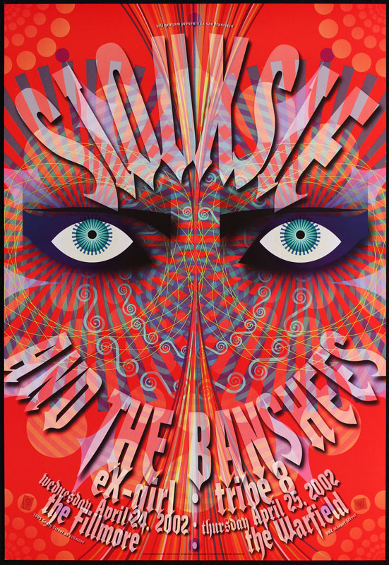 Siouxsie and the Banshees 2002 Fillmore F520 Poster