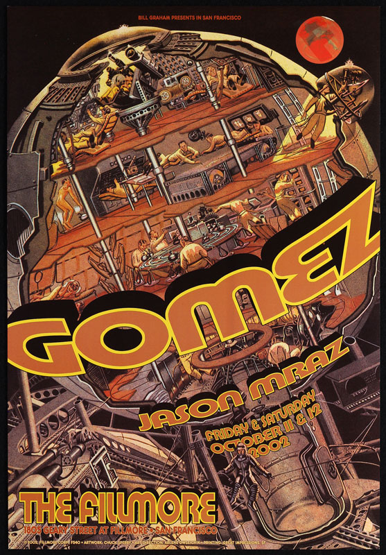 Gomez 2002 Fillmore F540 Poster