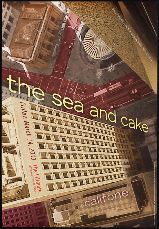 The Sea and Cake 2003 Fillmore F558 Poster