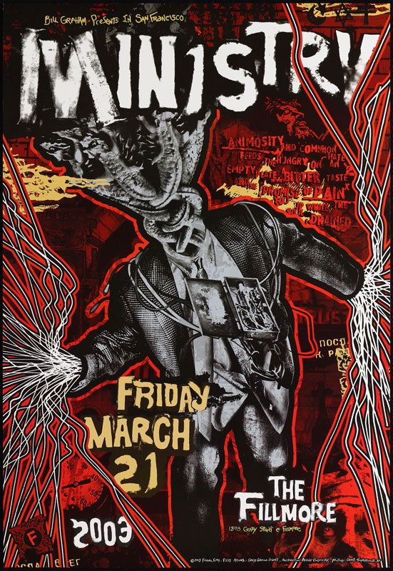 Ministry 2003 Fillmore F559 Poster