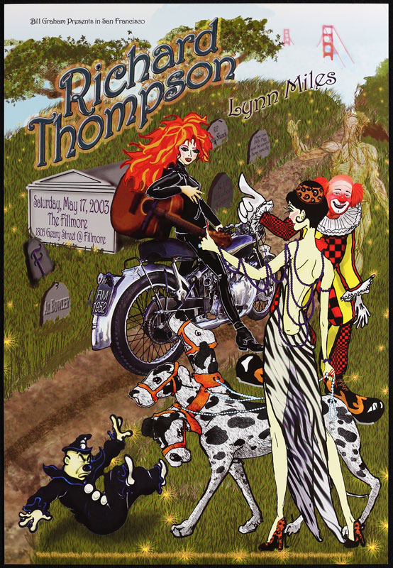 Richard Thompson 2003 Fillmore F566 Poster