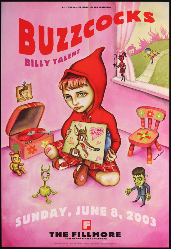 Buzzcocks 2003 Fillmore F570 Poster