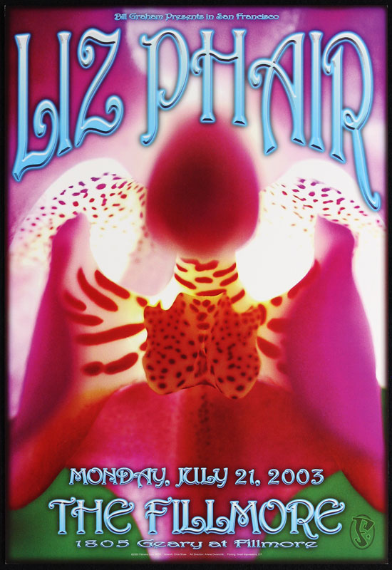 Liz Phair  2003 Fillmore F578A Poster