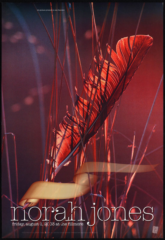 Norah Jones  2003 Fillmore F578B Poster