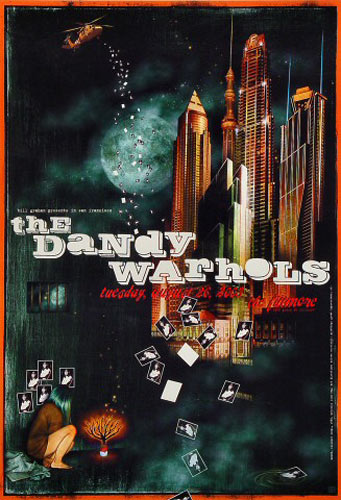 The Dandy Warhols  2003 Fillmore F580 Poster