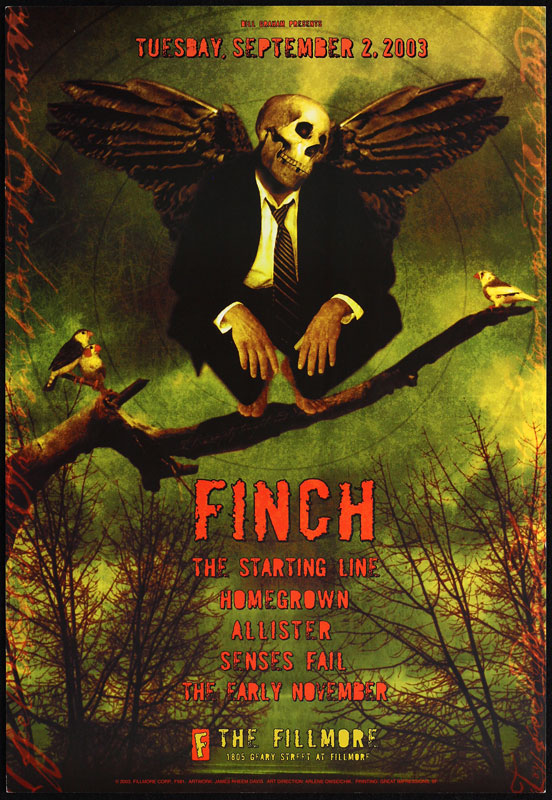 Finch  2003 Fillmore F581 Poster