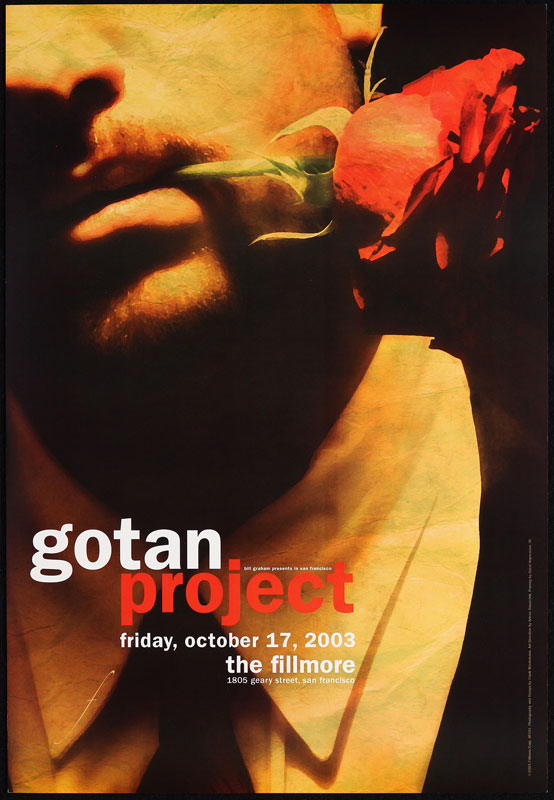 Gotan Project 2003 Fillmore F591 Poster