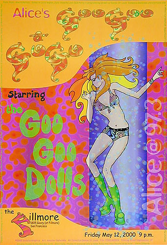 Goo Goo Dolls 2000 Fillmore F5_12_2000 Poster