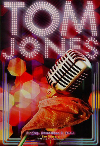 Tom Jones  2003 Fillmore F603 Poster