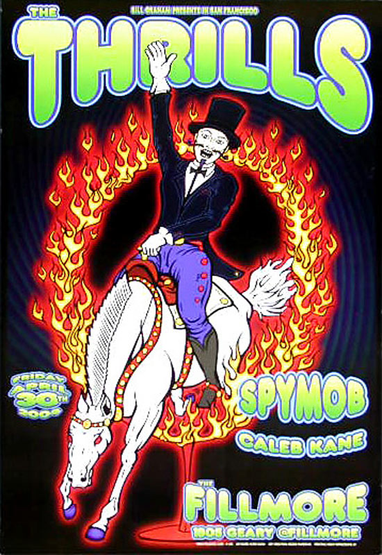 Thrills 2004 Fillmore F615 Poster