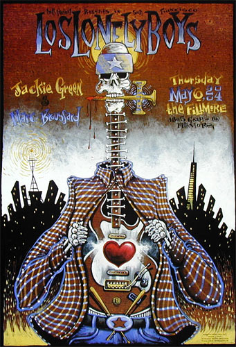 Los Lonely Boys  2004 Fillmore F617 Poster