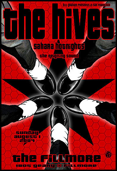 The Hives 2004 Fillmore F628 Poster
