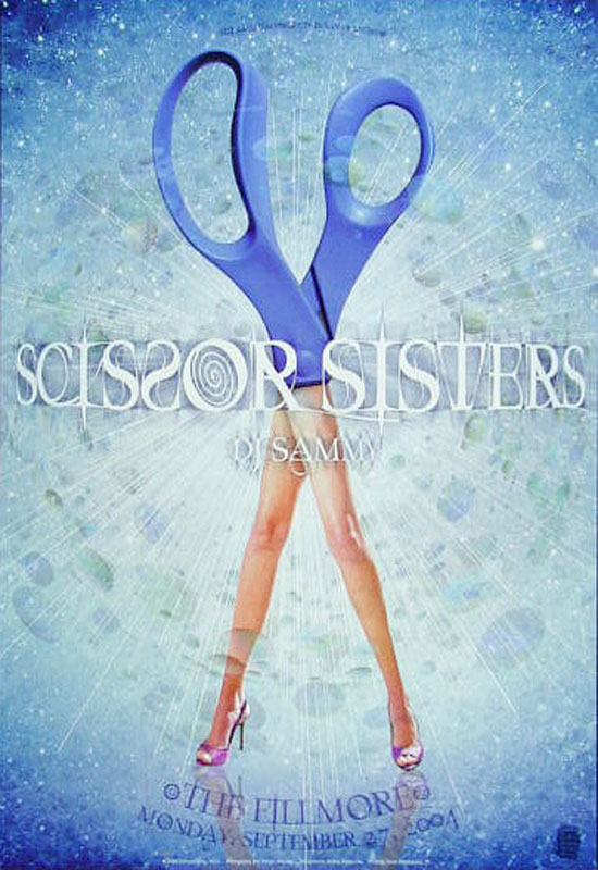 Scissor Sisters 2004 Fillmore F631 Poster