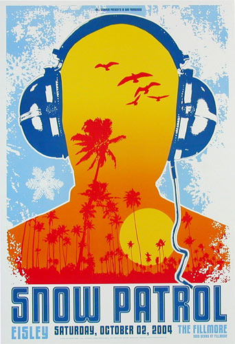 Snow Patrol  2004 Fillmore F633 Poster