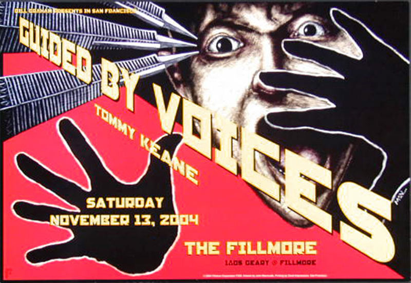 Guided By Voices 2004 Fillmore F639B Poster