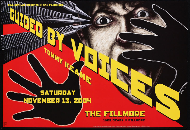 Guided By Voices 2004 Fillmore F639B Poster