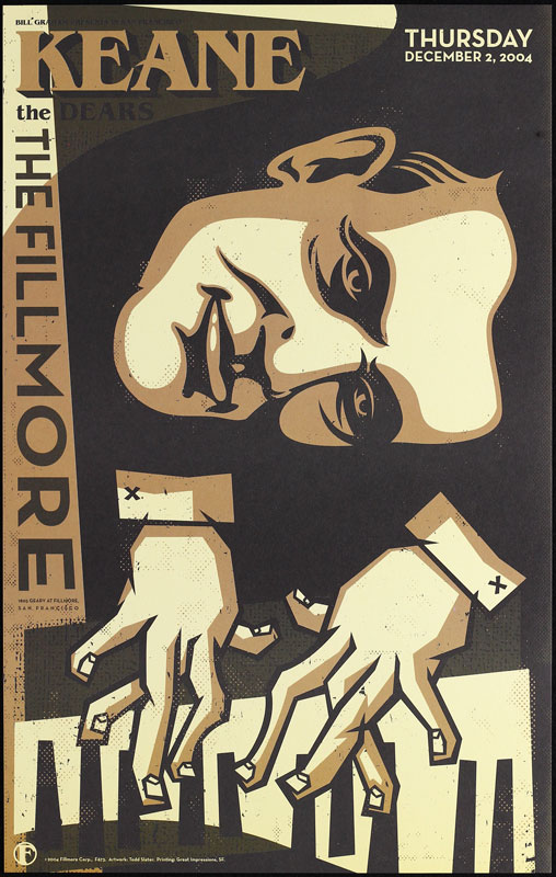 Keane  2004 Fillmore F673 Poster