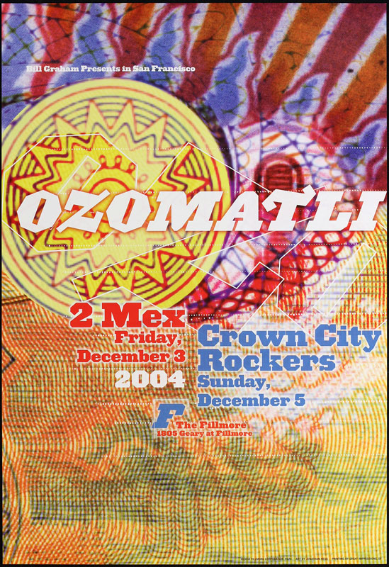 Ozomatli 2004 Fillmore F674 Poster