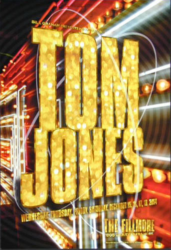 Tom Jones  2004 Fillmore F675 Poster