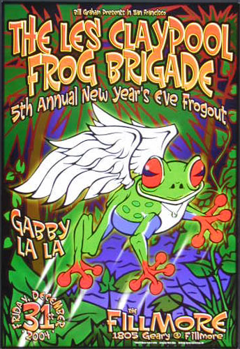 The Les Claypool Frog Brigade 2004 Fillmore F676 Poster