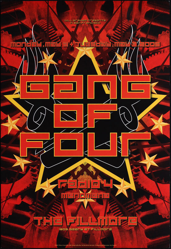 Gang of Four 2005 Fillmore F688 Poster